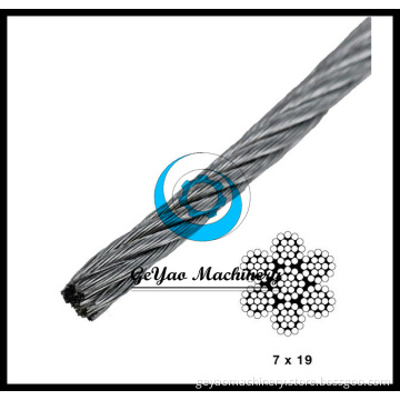 Galvanized Steel Cable 7x19 -Aircraft Cable
